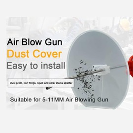 Air blowing gun protective cover CNC Router protective baffle Suitable for 5mm-11mm air blowing gun nozzle,Used for blocking dust water powder debris and other work in woodworking metal processing
