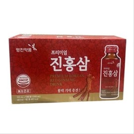 영진 프리미엄 진홍삼 100ml 10병 Youngjin Premium Red Ginseng 100ml 10 Bottles