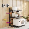 ABCOOL Retractable Microwave Oven Rack Pull Out Snap-in for Kitchen