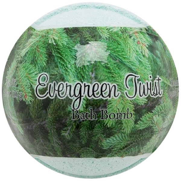 Primal Elements Evergreen Twist Bath Bomb, 4.8 Ounce