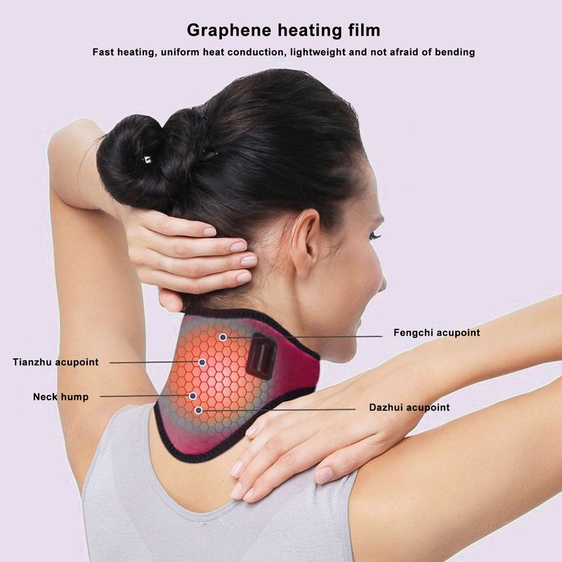 Neck Brace Graphene Self Heated Neck Support Brace with Adjustable