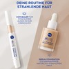 NIVEA 3-in-1 Hyaluronic Serum Foundation Dark (30 ml), Anti-Age Foundation