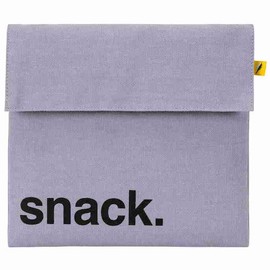Fluf Flip Snack Sack (Sandwich Size), Snack Lavender