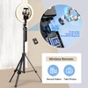Upgraded Auto Face Tracking Tripod 360° Rotation with Stand, 10"