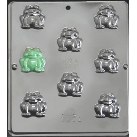Bite Size Frog Chocolate Candy Mold 1372 Cupcake Topper