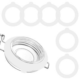 10PCS 4.5Inch Silicone Jar Gaskets Replacement Rubber Seals Rings Airtight Gasket Sealing for 4.2-4.3 Inch Mouth Glass Canning Jars,Leak Proof Rubber Seals Rings for Glass Mason Jars Lids