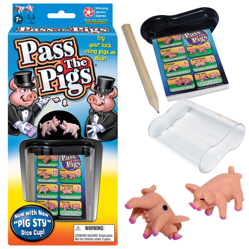 Pass The Pigs by Winning Moves Games USA, a Hilarious