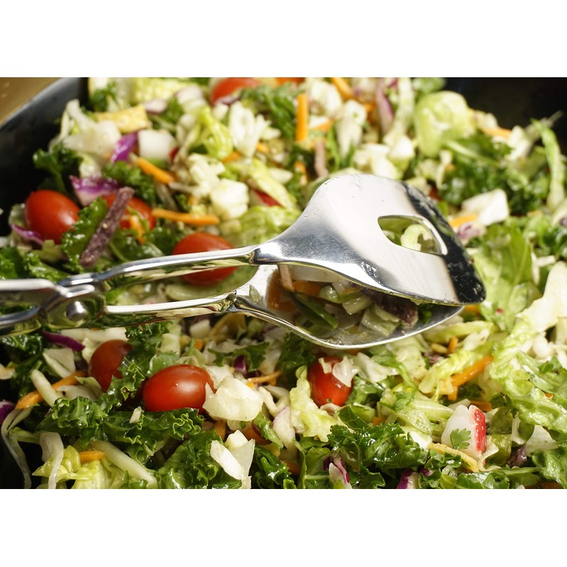 RSVP Endurance Serving Collection Kitchen Tongs, Large, Stainless Steel