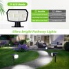 Sucolite 6-Pack Solar Spot Lights Outdoor, 59 LED Solar Lights