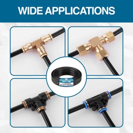 Utah Pneumatic 1/4 Dot Air Line 0.25" Od 50 Feet Saej844 Nylon 1/4 Hose Dot Approved For Air Tubing Air Brake System Or Fluid Transfer