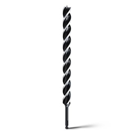 1-1/8"x 18" Auger Drill Bit for Wood,Hex Shank Tri Flute Wood Drill Bit for Soft and Hard Wood,Plastic,Drywall and Composite Materials