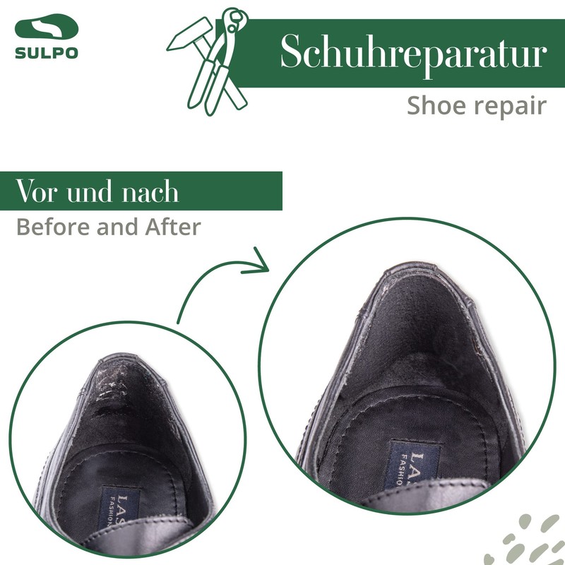 Omniskus 4 Pairs Leather Heel Protector Heel Support Heel Cushion