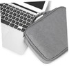 KICHOUSE Travel Electronics Organizer Bag Durable Single Layer Grey Case