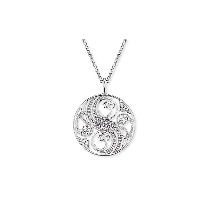 Engelsrufer Women Silver Pendant Necklace - ERN-Balance-ZI