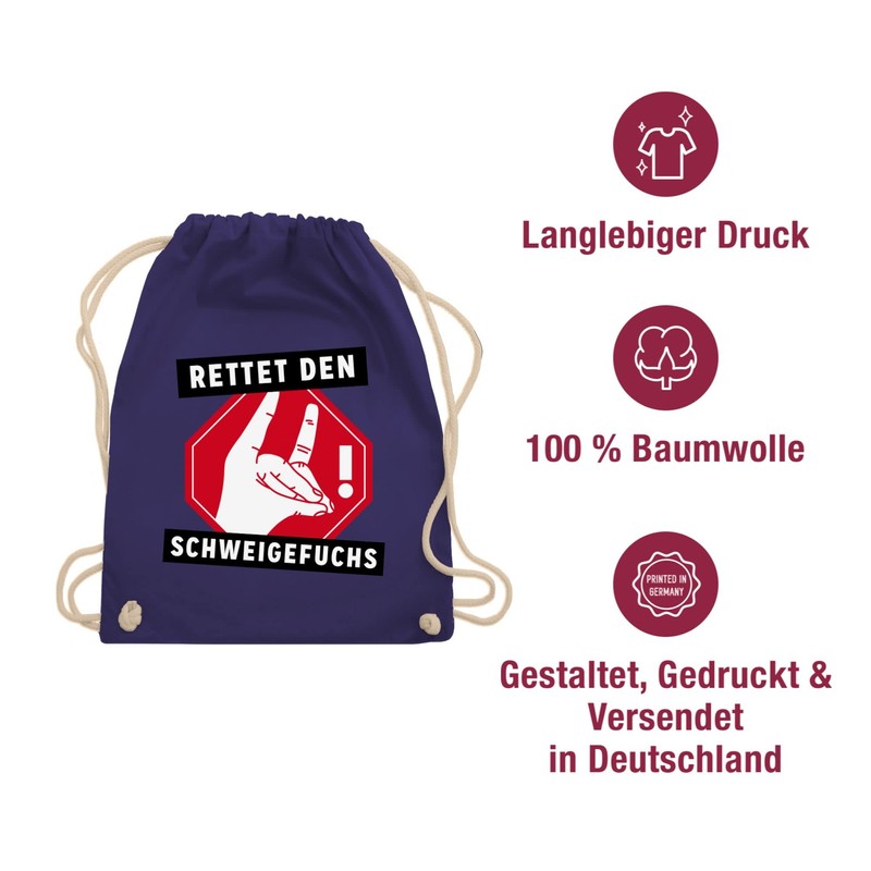 Shirtracer - Gym bag jute bag gym bag backpack -