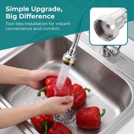 Extensor Giratorio para Aireador de Grifo de Cocina 22 MM