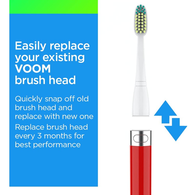 Voom Sonic - Go 1 Replacement Heads | Replacement Brushes