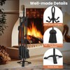 Tangkula 5 Pieces Fireplace Tool Set, Fireplace Accessories with Poker,