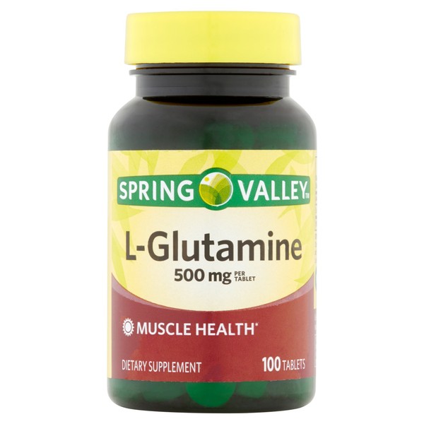 Spring Valley - L-Glutamine 500 mg, 100 Tablets