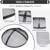FEBTECH 18.5" Fire Pit Spark Screen for Solo Stove Bonfire