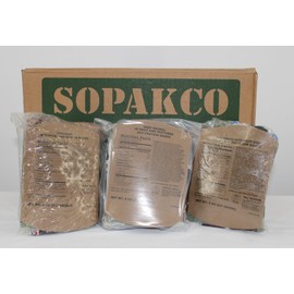 SOPAKCO MREs-Reduced Sodium Food Rations 16 Meals Ready To Eat - 8/23 or newer