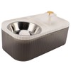 Cat Water Fountain Food Bowl High Capacity Quiet 2 In