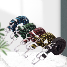 Elastic rope, bicycle loop rubber strap, motorcycle securing strap, luggage strap rubber bar / 탄성 로프 자전거 고리형 고무 끈 오토바이 고정끈 짐끈 고무바