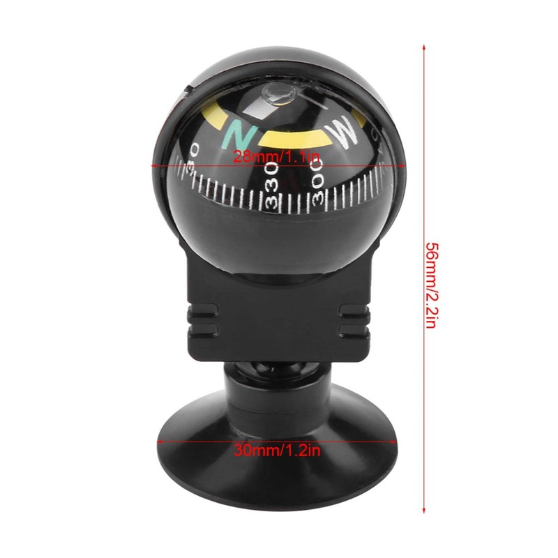 Truck Car Compass, Small Size Dash Mount Compass, High Reliability