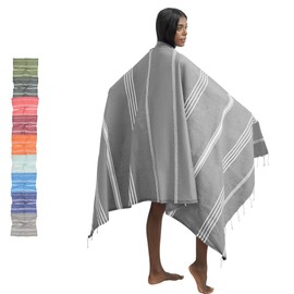 furora HOLIDAY Beach Towel Cotton XXL 100 x 200 cm, Spa & Hammam Towel: Thin, Compact, Long, Sauna Towel, Large Beach Towel, Women's and Men's Sauna Towel, Holiday Must Haves