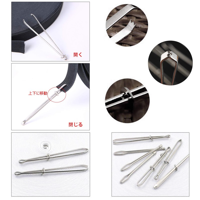 HUAZON Thread Threader, Handicraft, Rubber Threader, Wide Threader, Sewing Set,