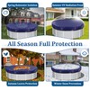 18 Ft Pool Covers for Above Ground Pools with Automatic