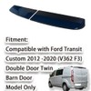 Ombialo Rear Spoiler Compatible with Ford Transit Custom 2012-2020 Twin