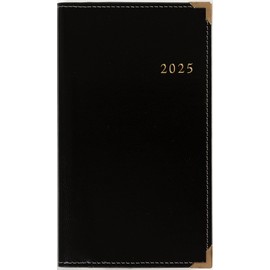 99 New Diary Alpha 1 Notebook, Takahashi Shoten, 2025 Edition, Black, Weekly 156/91