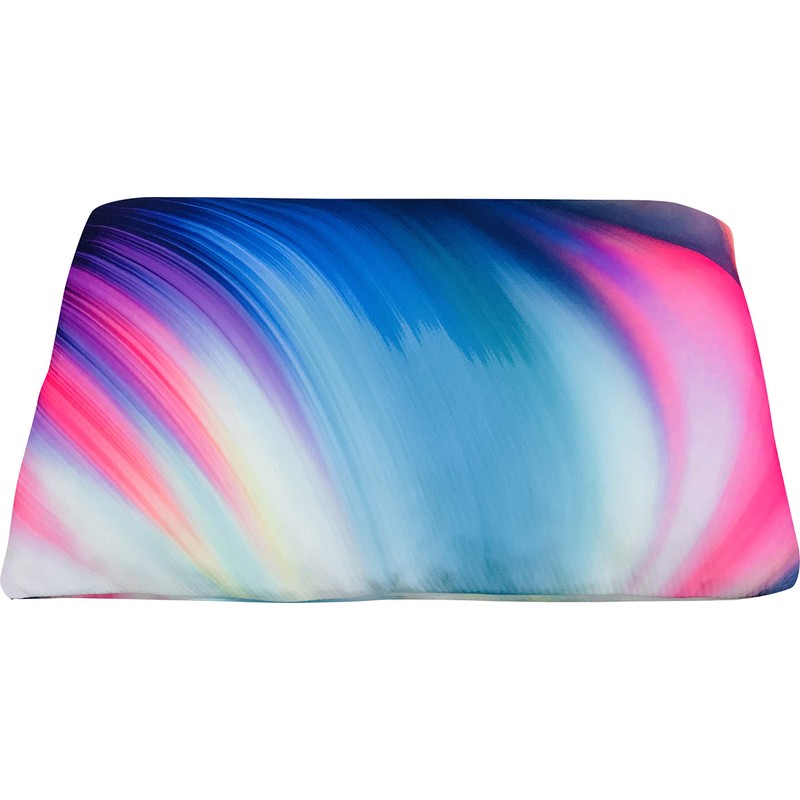 Groove Tie Dye Cluster Memory Foam Bed Pillow