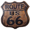 Vintage Wooden Sign Route 66 American Wood Sign (BIG)