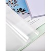 Bepisof 30Pocket Durable Binder, Plastic Sleeves Pocket Portfolio Folder Clear