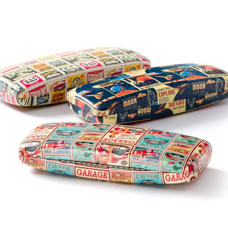 FEFI - Sturdy hard case glasses case "Vintage", Moon