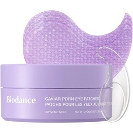 BIODANCE Caviar PDRN Eye Patches, Nourishing Under Eye Patches for Dark Circles, Depuffing Mask Puffy & Tired, Travel Essentials & Self Care Gifts Women, Korean Skin Care (60 Count)