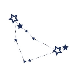 Tattwo.me Temporary Tattoos for Adults and Children 2 Weeks Waterproof - Capricorn Constellation - Vegetable Ink - EU Cosmetic Certificate - (P0918)