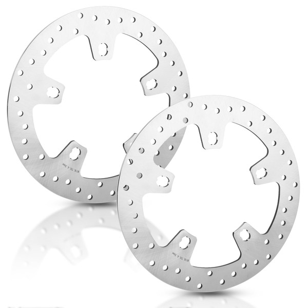 WOWTK 11.8''/ 300 mm Front Brake Disc Rotor,Left and Right Polished Rotors for Harley 2009-later Touring,2019-later Trike,for CVO Road Glide Electra Glide Road King Street Glide,Replace for 41500094