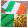 Totority 20pcs Mini Ireland Handheld Flags Lightweight Tear Resistant for