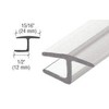 CRL Polycarbonate "h" Jamb 180 Degree for 1/2" Glass by