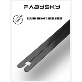 Fabysky 2 wipers Factory for Ford Escape 2012-2008 Original Equipment Replacement Front and Rear Windshield Wiper Blade - Pinch Tab 20"/20" (Set of 2)
