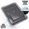 [10 Pack] 1 Compartment BPA Free Reusable Meal Prep Containers