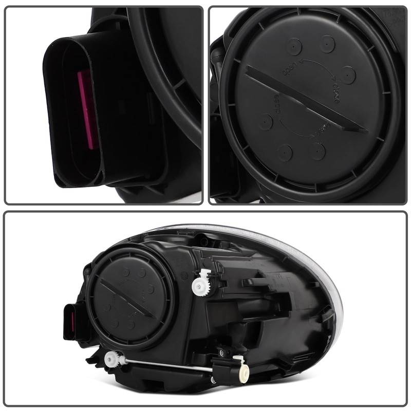 cciyu Headlight Assembly Replacement for BEETLE 2012 2013 2014 2015