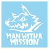 MAN WITH A MISSION Cutting Sticker Vol.1 White