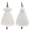 Meiqiduo - Vestido de encaje para bebé y niña, vestido