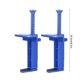 GAESHOW 2PCS Brick Liner Runner Wire Drawer Bricklaying Tool Leveling Measuring Tool Engineering Accessory Bricklaying Lines Hand Tool (Blue)