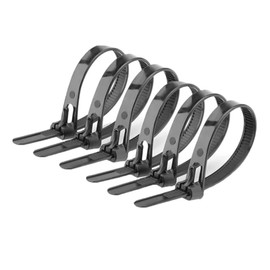 Offgridtec Reusable Self-Locking Cable Ties, 7.6mm x 500mm, Heat and Cold Resistant, Durable Multi-Purpose Cable Organizer for Indoor and Outdoor Use, Pack of 100, White