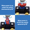2Pcs Car Battery Cut Off Switch, Car Battery Power Cut